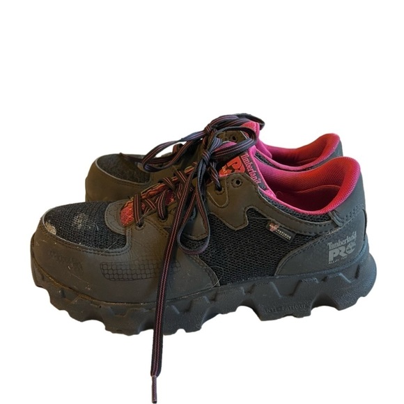 Womens timberland pro alloy toe shoes size 7.5 - Picture 2 of 8